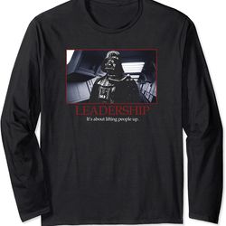 star wars darth vader leadership inspirational poster photo long sleeve
