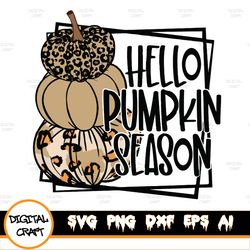 hello pumpkin season svg design, leopard pumpkins, fall pumpkin design, leopard pumpkin svg, hello pumpkin season, leopa