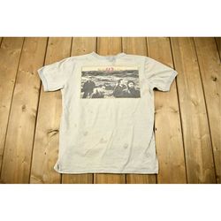 vintage 1984 u2 the unforgettable fire album promo band t-shirt / band tee / single stitch / made in canada / ringer tee