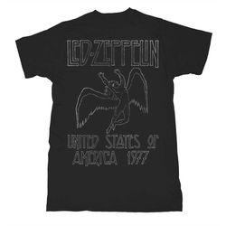 led zeppelin - usa tour 1977 t shirt (m/l/x-l)