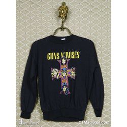 guns n' roses shirt, vintage rare sweatshirt t-shirt, motley crue queen ac/dc aerosmith led zeppelin gnr def leppard bon