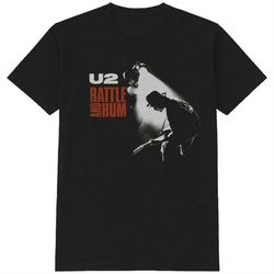 u2 rattle and hum the edge bono official tee t-shirt mens unisex