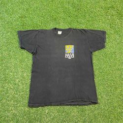 vintage u2 when loves come to town tour 1989 t shirt tee size medium m classic music rock bono the edge ireland 1980s 80