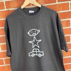 1991 hanes beefy u2 zoo tv graphic tour tshirt black xl