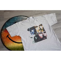 90s vintage u2 shirt size x large vtg gray pop promo band tee print tour promo sz xl (irish rock band tee,alternative)