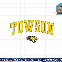 towson tigers arch over officially licensed  png, sublimation copy