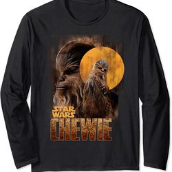 star wars han solo movie chewie introduction long sleeve tee