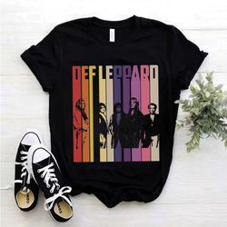 def leppard hard rock vintage t-shirt, def leppard shirt gift, retro gift tee for you and your friends