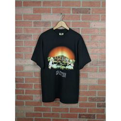 vintage 1998 double sided led zeppelin houses of the holy original graphic tee - large