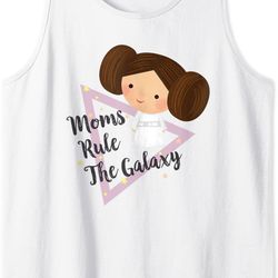 Star Wars Kawaii Princess Leia Moms Rule The Galaxy Tank Top
