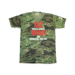 vintage 80s u2 war tour t-shirt men's small