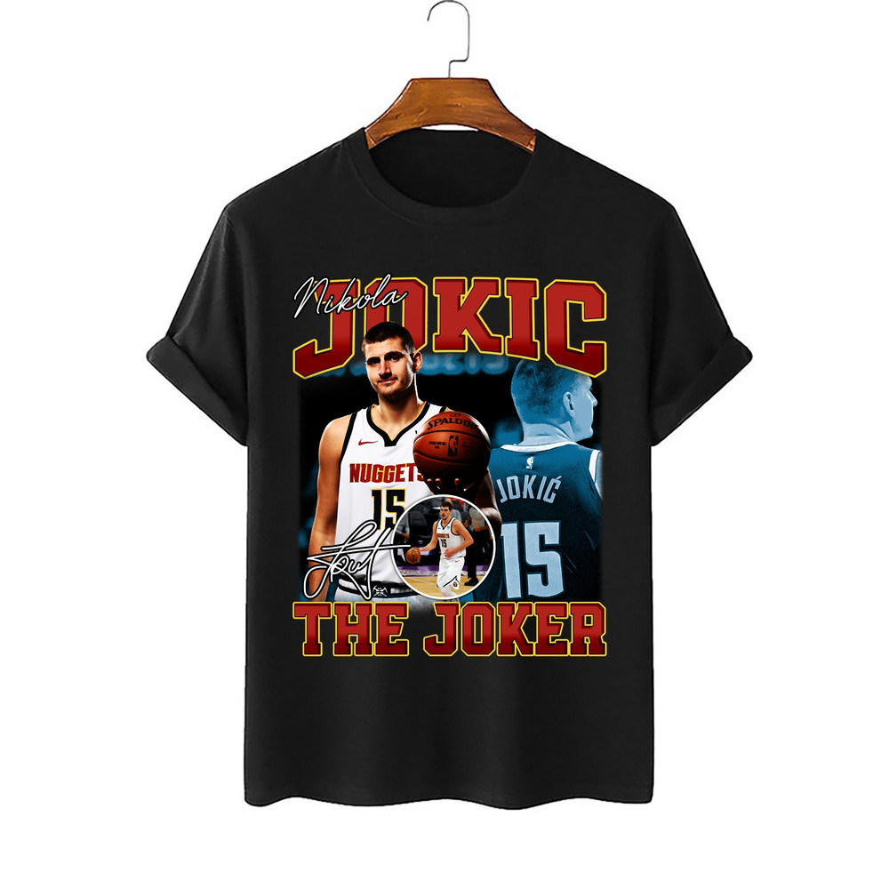Jokic Nikola T-shirt, Jokic Nikola Basketball Player Bootleg Vintage Slam Dunk Shirt, NBA Shirt, Sport MVP NBA shirt