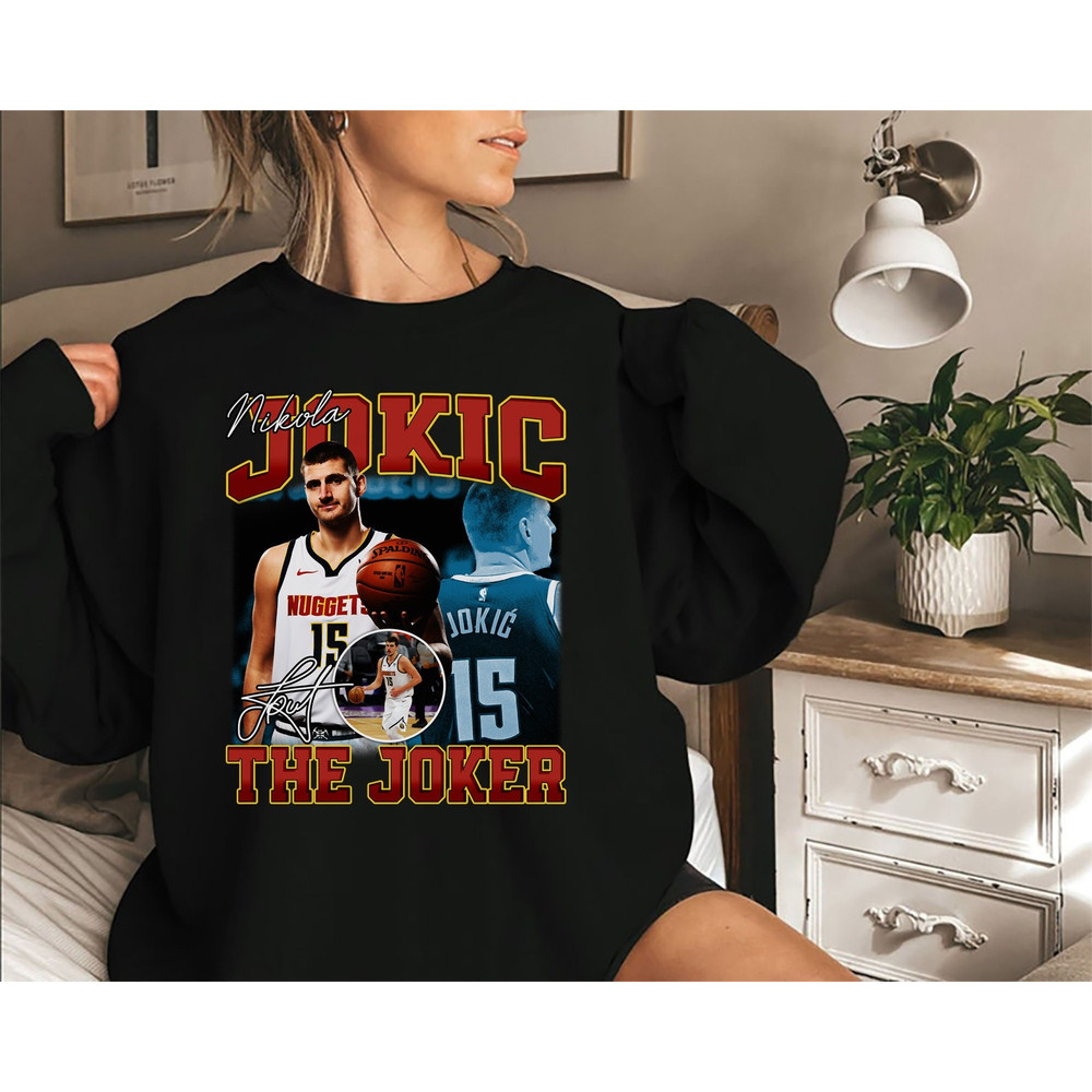 Jokic Nikola T-shirt, Jokic Nikola Basketball Player Bootleg Vintage Slam Dunk Shirt, NBA Shirt, Sport MVP NBA shirt