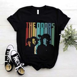 vintage retro the doors band t-shirt, the doors shirt gift, retro gift tee for you and your friends