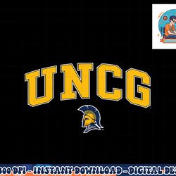 unc greensboro spartans arch over navy officially licensed png, sublimation copy