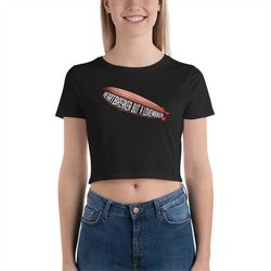 heartbreaker but a lovemaker -  womens short-sleeve crop-top,women's zeppelin themed crop top,classic rock crop-top,zepp