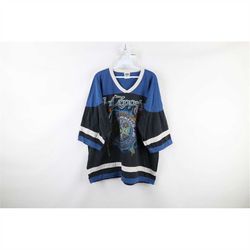 90s winterland mens xl distressed led zeppelin spell out hockey jersey shirt, winterland distressed hockey jersey, mens