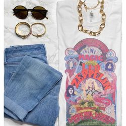 led zeppelin shirt //vintage feel// electric magic //rock band//unisex fit 1189462274