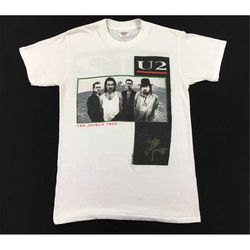 vintage 80s u2 joshua tree 1987 tour concert t shirt