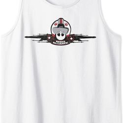 star wars rebel alliance red squadron logo tank top