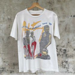 vintage u2 zoo tv tour t-shirt size l yankee stadium new york