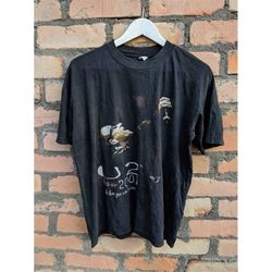 vintage band tee u2 tour album 2001 print bothside distressed shirt