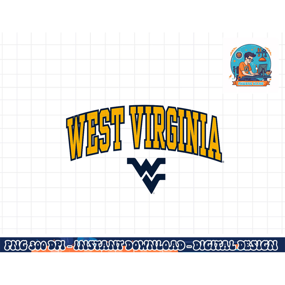 West Virginia Mountaineers Arch Over Logo png, sublimation copy.jpg