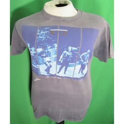 Vintage 80's 1987 U2 Joshua Tree Tour Rock Band T-Shirt Distressed Size Medium / Small
