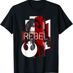 star wars rogue one jyn geometric rebel emblem t-shirt