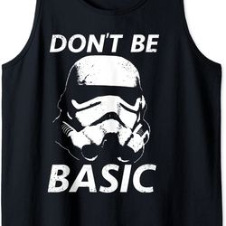 star wars stormtrooper don't be basic portrait tank top