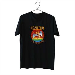 led zeppelin us tour 1975 t shirt, led zeppelin t shirt, classic rock shirt, rock music lover, rock band, shirt for men