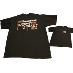 1990s jimmy page & robert plant tour t shirt led zeppelin / mens l/xl