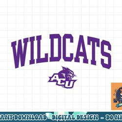 abilene christian wildcats arch over officially licensed t-shirt copy