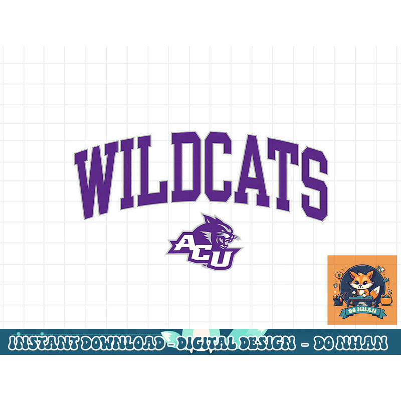Abilene Christian Wildcats Arch Over Officially Licensed T-Shirt copy.jpg