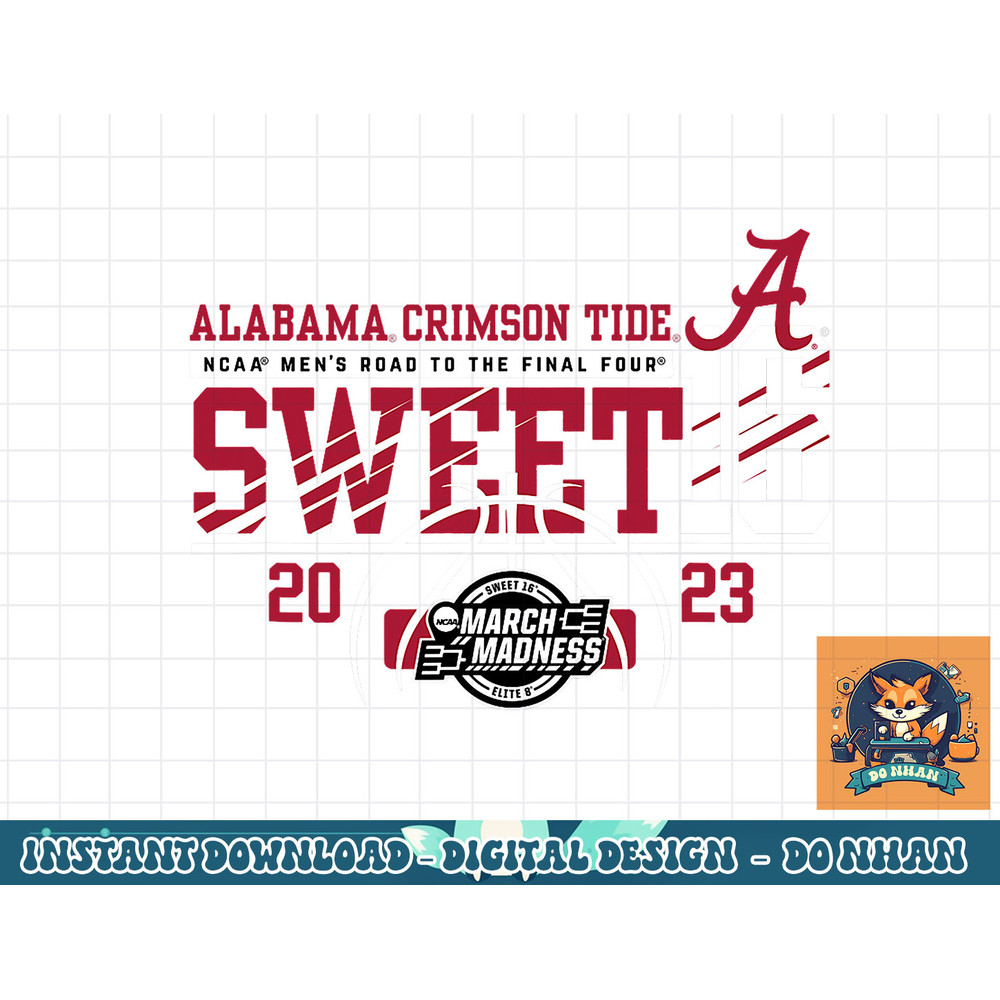 Alabama Crimson Tide Sweet 16 2023 Basketball T-Shirt copy.jpg