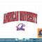 American University Eagles Arch Over Officially Licensed T-Shirt copy.jpg
