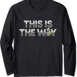 star wars the mandalorian mando & the child this is the way long sleeve