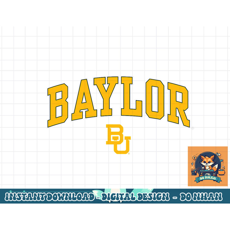 Baylor Bears Arch Over Logo Officially Licensed  png, sublimation.jpg