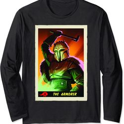 star wars the mandalorian the armorer card long sleeve