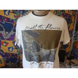 vintage 90's u2 smell the flowers while you can concert tour tee band t shirt adult size l
