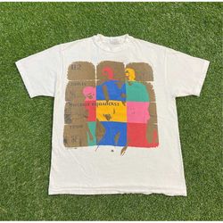 vintage u2 zoo tv tour t shirt tee hanes made usa size large l classic music rock bono the edge ireland 1990s 90s