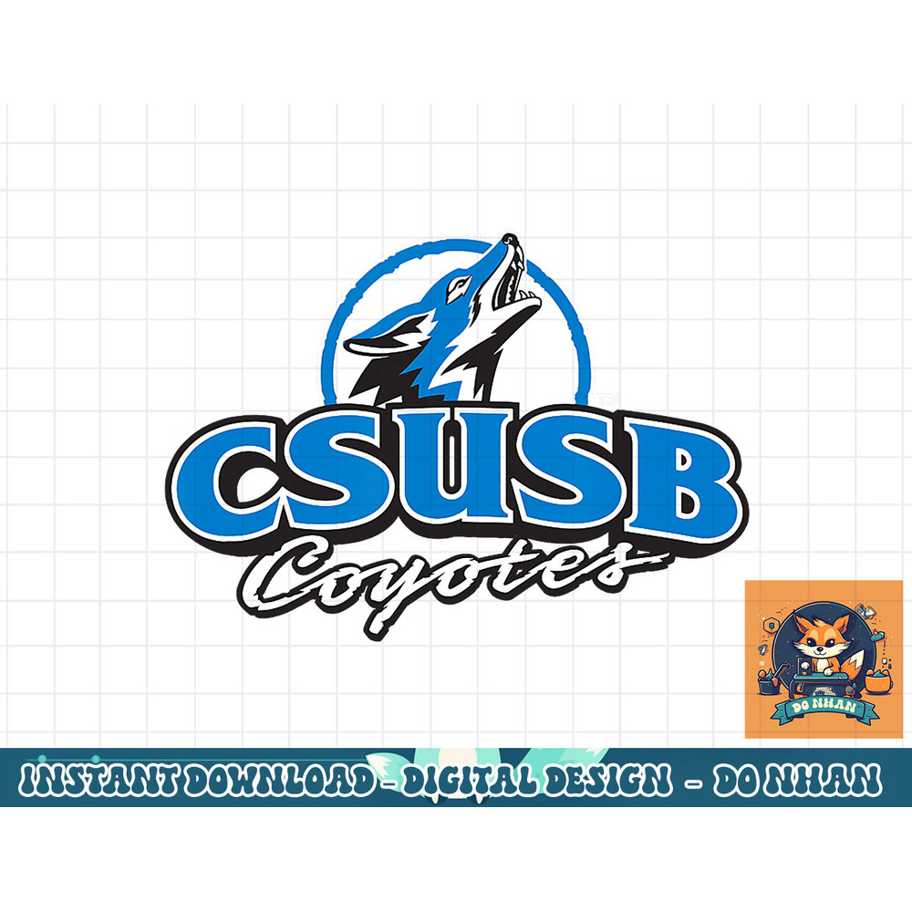 Cal State San Bernardino Coyotes Icon Officially Licensed  png, sublimation.jpg