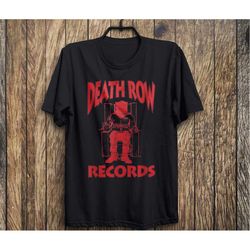 death row records red logo graphic t-shirt