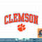 Clemson Tigers Womens Arch Over White Officially Licensed png, sublimation.jpg