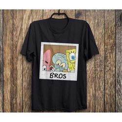 nickelodeon spongebob squarepants bros graphic t-shirt
