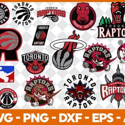 Toronto Raptors NBA Bundle Svg, Basketball Logo Svg, Basketball Svg, Basketball Team Svg File Cut Digital Download