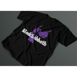 black sabbath official purple ozzy t-shirt gift for men, women