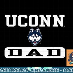 connecticut huskies dad officially licensed  png, sublimation