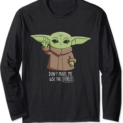 the mandalorian the child don't make me use the force long sleeve