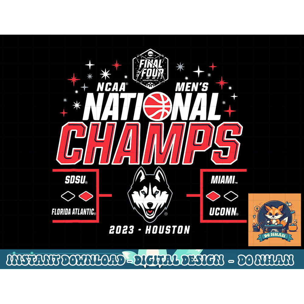 Connecticut Huskies National Champs 2023 Basketball Stars png, sublimation.jpg